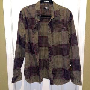 Billabong coastline flannel shirt